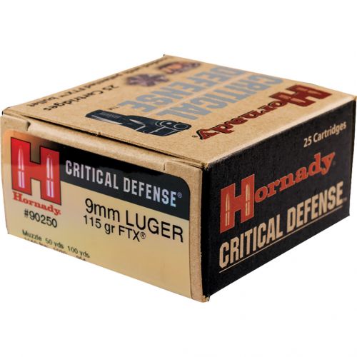 Hornady Critical Defense Pistol Ammo 9mm 115 gr. Flex Tip eXpanding 2