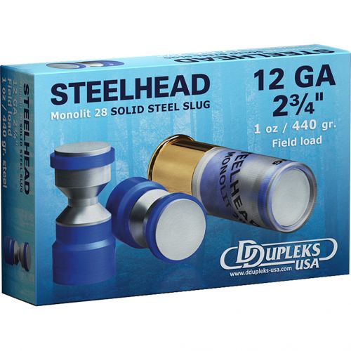 DDupleks Steelhead Monolit 28 Slugs Blue 12 ga. 2 3/4 in. 1 oz. 5 rd.
