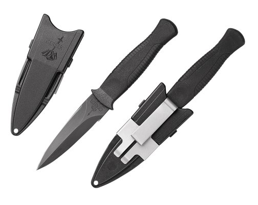 Gerber Knife w/Spear Point Fixed Blade & Sheath