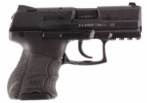 Heckler & Koch H&K P30SK V1 Lite LEM 9mm 3.27 10+1 Black Black Interchangeable Backstrap Grip