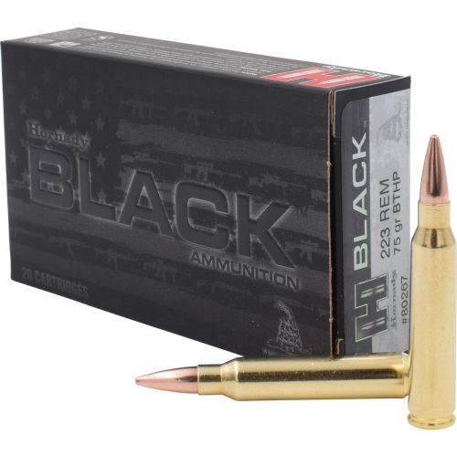 Hornady Black 223 Remington 75 gr. BTHP Match Ammo 20rd