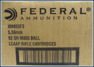 Federal XM 223 Remington/5.56 Nato Full Metal Jacket Boat-Ta