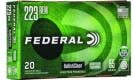 Federal BallistiClean Lead Free Frangible 223 Remington Ammo 55 gr 20 Round Box - BC223NT5A