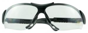 Walkers Shooting Glasses Elite Shooting/Sporting Glasses Black Frame Polycarbonate Clear Lens - GWPXSGLCLR
