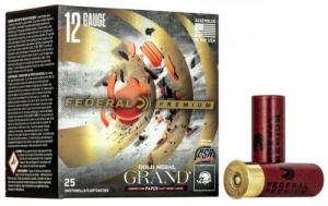 Federal Premium Gold Medal Grand Paper 12 GA 2.75 1-1/8 oz #8 shot 25rd box