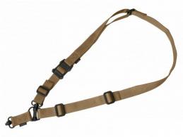 Magpul MS4 Dual QD Sling GEN2 1.25" W Adjustable One-Two Point Coyote Nylon Webbing for Rifle - MAG518-COY