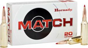 Hornady Match 224 Valkyrie 88 GR ELD-Match 20 Bx/ 10 Cs - 81534