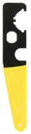 TacFire AR15 Armorer's Wrench Yellow Rubber Handle Black Steel - TL006