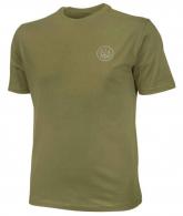 Beretta USA Beretta Logo Short Sleeve T-Shirt Army Green Cotton Large - TX621T141607