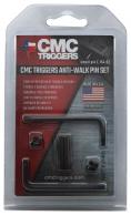 CMC Triggers Anti-Walk Pin Set Small Black Anodized Steel AR-15 - 91401