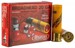 DDupleks USA Broadhead Devastator 20 Gauge 2.75" Slug Shot 5bx