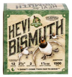 Hevi-Shot Hevi Bismuth #2 Non-Toxic Shot 12 Gauge Ammo 1 1/2 oz 25 Round Box - HS14502