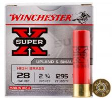 Winchester Super X High Brass Lead Shot 28 Gauge Ammo 2.75" 3/4 Oz 25 Round Box - X285