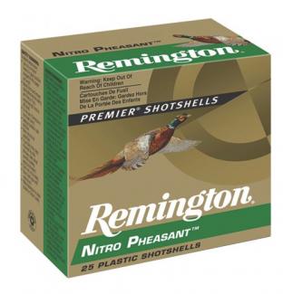 Remington Ammunition Premier Nitro Pheasant 12 Gauge 2.75" 1 1/4 oz 5 Shot 25 Bx/ 10 Cs - 28622