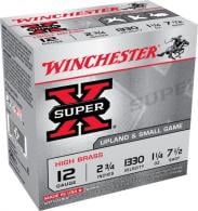 Main product image for Winchester  Super X High Brass 12 GA Ammo  2.75" 1-1/4 oz  #7.5 shot 1330fps