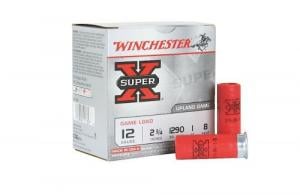 Winchester  Super-X Game Load 12ga  Ammo 2-3/4" 1 oz #8 shot  25rd box - 12