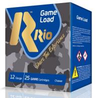 RIO AMMUNITION Game Load Super Game High Velocity 12 GA 2.75" 1-1/8 oz 8 Round 25 Bx/ 10 Cs - SG328