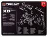 TekMat Ultra Premium Cleaning Mat Springfield XD Mod2 Parts Diagram 15" x 20" - TEKR20XDMOD2