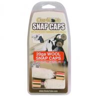 Carlsons Snap Cap 20 Gauge Wool w/Brass Base 2 Per Box - 00109