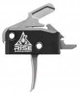 Rise Armament RA-434 High Performance AR-Platform Black/Silver Single-Stage Flat 3.50 lbs - RA434SLVRAWP