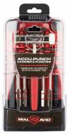 Real Avid/Revo Accu-Punch Hammer & Punches Red Steel Rubber Handle - AVHPS