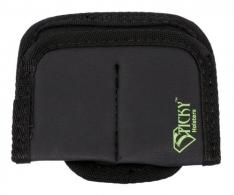 Sticky Holsters Dual Mag Pouch Double Black w/Green Logo Latex Free Synthetic Rubber - DMMP