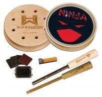 WOODHAVEN CUSTOM CALLS Red Ninja Friction Call Turkey Yelps, Purrs, Clucks, Cutts - WH310