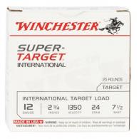 Winchester Ammo Super Target 12 Gauge 2.75" 7/8 oz 7.5 Shot 25 Bx/ 10 Cs - TRGT213507