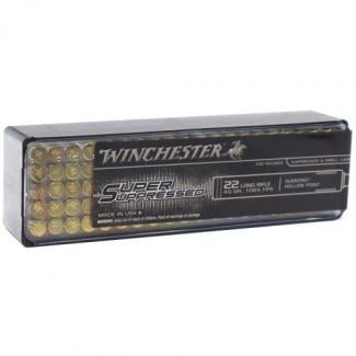 Winchester Super Suppressed .22 LR 40 gr Lead Hollow Point (LHP) 100 Box - SUP22LRHP
