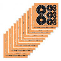 Allen EZ Aim Splash Self-Adhesive Paper 1"/2"/3" Bullseye Black/Orange 12 Per Pack
