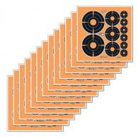 Allen EZ Aim Splash Self-Adhesive Paper 6" x 6" Bullseye Black/Orange 12 Per Pack