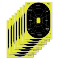 Allen EZ Aim Splash Non-Adhesive Paper 12" x 17" Oval Yellow/Black 8 Per Pack