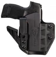 Comp-Tac eV2 Max Black Kydex Holster w/Leather Backing IWB Sig P365 Right Hand - C852SS191RBKN