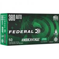 Federal American Eagle Full Metal Jacket 380 ACP Ammo 95gr  50 Round Box