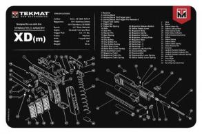 TekMat Original Cleaning Mat Springfield XDM Parts Diagram 11" x 17"