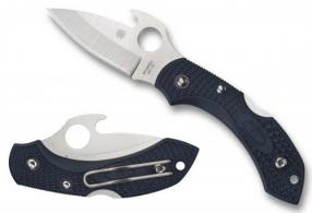 Spyderco Dragonfly 2 Emerson opener folding knife- 2.28", Stainless Steel Blade,Gray Handle - C28PGYW2