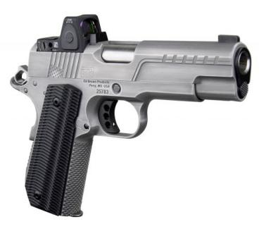 Ed Brown FX2 45 ACP 4.25" 7+1 Stainless Steel Slide Black G10 Grip with Trijicon RMRcc Sight - FX2SS