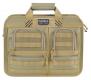 G*Outdoors Tactical Ops Briefcase Tan 1000D Nylon 1 Handgun - GPS-T1551BCT
