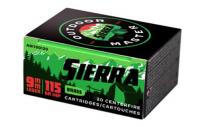 Main product image for Sierra Outdoor Master Jacketed Hollow Point 9mm Ammo 115 gr 20 Round Box
