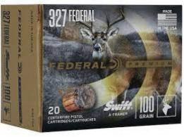 Federal Premium 327 Federal Mag 100 gr Swift A-Frame (SWFR) 20 Bx/ 10 Cs - P327SA