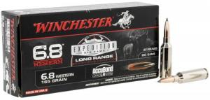 Winchester Ammo Expedition Big Game 6.8 Western 165 gr AccuBond Long Range 20 Bx/10 Cs - S68WLR