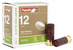 Main product image for Aguila Target Load High Velocity 12 Gauge 2.75" 1 oz 8 Shot 25 Bx/ 10 Cs