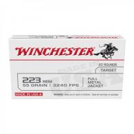 Winchester USA  223 Remington  55 gr FMJ 20 Round Box - W223K