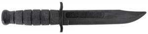 Cold Steel Rubber Training Leatherneck-SF Fixed Plain Rubber Blade Black Polypropylene Handle - CS-92R39LSF