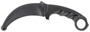 Cold Steel Trainer Karambit 4" Fixed Plain Rubber Blade Black Synthetic Rubber Handle