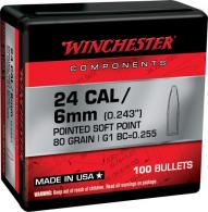 Winchester Ammo Centerfire Rifle Reloading 243 Win .243 80 gr Pointed Soft Point (PSP) 100 Per Box - WB243SP80X Winchester Ammo Centerfire Rifle Reloading 243 Win .243 80 gr Pointed Soft Point (PSP) 100 Per Box - WB243SP80X