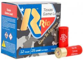 Rio Ammunition TGHV368TX Top Game 10 12 Gauge 2.75" 2 3/4 oz 8 Shot 25 Per Box/10 Cs - 970
