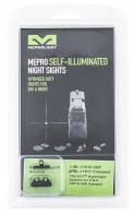 Meprolight Tru-Dot for HK USP Compact Fixed Self-Illuminated Tritium Handgun Sights - 115173101