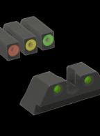 Meprolight Hyper-Bright for Glock 42,43,43X,48 Fixed Yellow, Green Tritium Handgun Sights