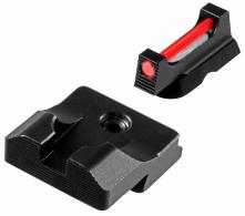 TruGlo Fiber-Optic Pro Square Red Front with Nitride Fortress Finished Frame for Sig X5 - TG-TG132SX TruGlo Fiber-Optic Pro Square Red Front with Nitride Fortress Finished Frame for Sig X5 - TG-TG132SX